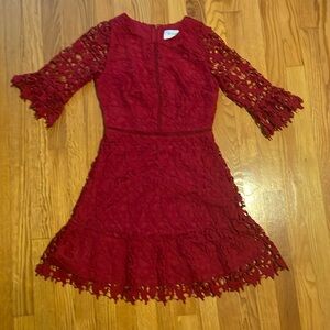Red Lace Dress